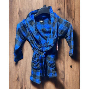Wonder Nation Fleece Boy's Pajama Robe sz s/ch (6-7)